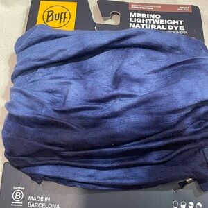 Buff Merino Lightweight Face Mask - Blue